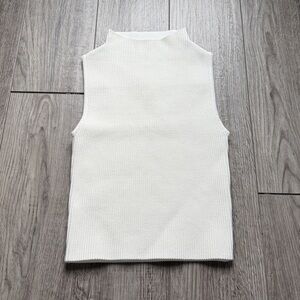 3 for $10 Ribbed thick cream tank top
